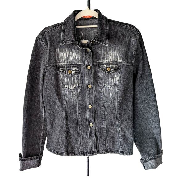 Iceberg History × Peanuts Denim Jean Jacket S/M Snoopy 90s Street Grunge Italy - Picture 8 of 16